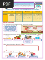 Ficha 08 Setiembre 1er Grado Ciencia y Tecnología