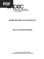 EXAME ANPEC-2021 - Macroeconomia