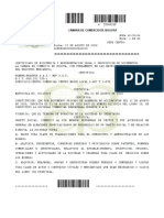 Certificado de Constitución y Gerencia Modefer S.A.S.