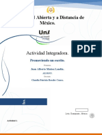 Universidad Abierta y A Distancia de México.: Actividad Integradora