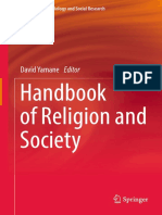 (Handbooks of Sociology and Social Research) David Yamane (Eds.) - Handbook of Religion and Society-Springer International Publishing (2016)