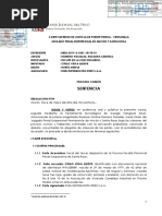 Sentencia: Proceso Común y Habiendo Culminado Con La Actuación Probatoria, Concluido El