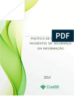 03.05.2019 Política de Gestão de Incidentes de Segurança Da Informação