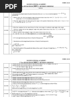 MPC IPE Revision Schedule Maths IB FINAL