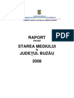 APM BUZAU - Starea Mediului 2008