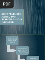 Sifat Penduduk Jepang Dan Respons Bangsa Indonesia