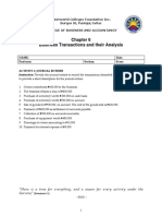 703rrq1zg - Activity - Chapter 6 - Business Transactions & Their Analysis