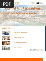 The Future of Internal Audit in Banking