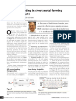 Off-Center Loading in Sheet Metal Forming Operations, Part I