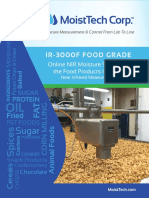 MoistTech IR 3000F Food Grade Brochure