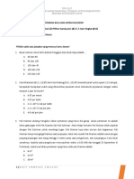 Soal Test Astronomi Bola