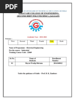 Industrial Training Report