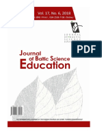 Journal of Baltic Science Education, Vol. 17, No. 6, 2018