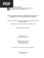 Curvas de Atenuacion para Terremotos Intraplaca e Interplaca en La Zona de Subduccion