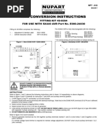 Avr Conversion Instructions: FITTING KIT 45-0054 FOR USE WITH SX440 AVR Part No. E000-24030