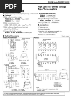 PC853/PC853H PC852 Series: High Collector-Emitter Voltage Type Photocouplers