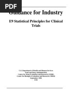 E9 Statistical Principles For Clinical Trials