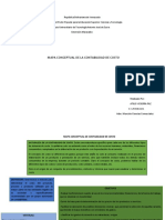 Mapa Conceptual de Costo 