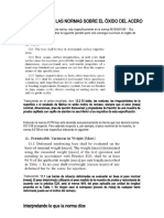 Lo Que Indican Las Normas Sobre El Óxido Del Acero