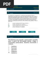 SIMULADO METODOLOGIA CIENTÍFICA Estacio