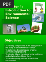 Chapter 1 - Introduction To Environmental Science