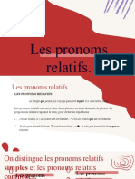 Les Pronoms Relatifs