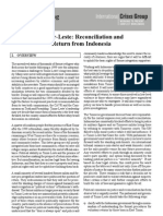 B122 Timor Leste - Return and Reconciliation Form Indonesia