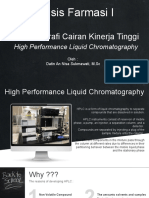 Analisis Farmasi I: Kromatografi Cairan Kinerja Tinggi