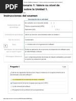 Examen - (AAB01) Cuestionario 1 - Valore Su Nivel de Conocimientos Sobre La Unidad 1 - Resuelto