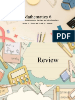 Mathematics 6 Adds and Subtracts Simple Fractions and Mixed Numbers