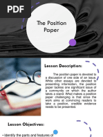 The Position Paper Q1