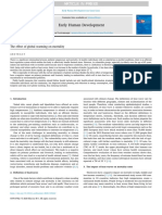 Early Human Development: The Effect of Global Warming On Mortality