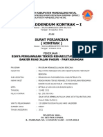 Cover Kontrak Pengawas ADENDUM