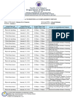 D Epartment of Education: Individual Workweek Accomplishment Report