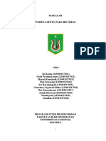 MAKALAH Kelompok 3 Pasien Safety Pada Ibu Nifas 