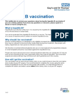 Hepatitis B Vaccination