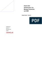 Oracle Grid Infrastructure 11g: Manage Clusterware and ASM: Student Guide - Volume II