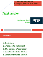 Total Station: Lecturers: Berchuk V.Y. Gutareva N.Y