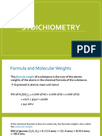 Stoichiometry-Chemical Reactions