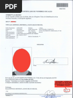 Ejemplo de Certificado de Nombre Iguales (Si Presentas Posible Homonimia en Certificado Unico Laboral)