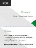 Strategy Formulation and Execution