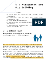 Module 14: Attachment and Relationship Building: Student Objectives