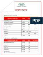 Certificado de Composición ILSADRIP