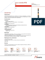 Cables de Puissance Controle RTE S740 HN 33 S 34