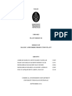 CBB 4023 Plant Design Ii