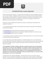 Fortnite® End User License Agreement