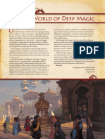 A Dark World of Deep Magic O: Setting