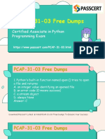 Try Latest & Free Python Institute PCAP-31-03 Real Dumps