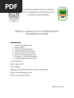 Situación Laboral de Las Enfermeras y Enfermeros en España