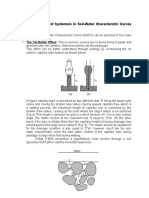 Explain The Causes of Hysteresis in Soil-Water Characteristic Curves (SWCC)